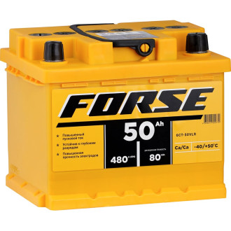 Аккумуляторная батарея FORSE 6ст-50 VLR 0