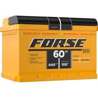 Аккумулятор FORSE 6ст 60 VL 1 640 А EN