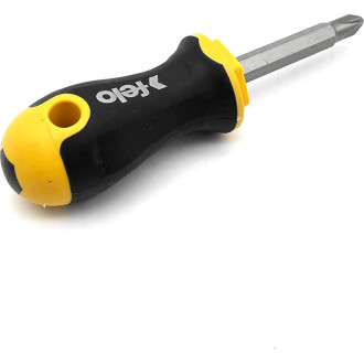С двухсторонней битой отвертка Felo Ergonic Stubby
