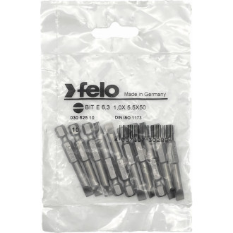 Плоская шлицевая бита Felo Industrial