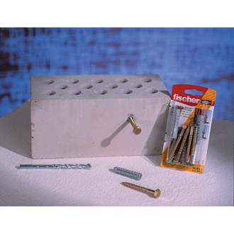 Дюбель для полнотелых материалов Fischer SX 8X40