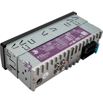 Автомагнитола FIVE (1din/красная/Bluetooth/USB/AUX/SD/FM/4*50) F22R