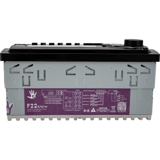 Автомагнитола FIVE (1din/красная/Bluetooth/USB/AUX/SD/FM/4*50) F22R