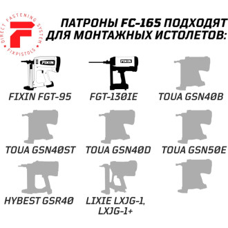 Газовый баллон FIXPISTOLS F-FC-165