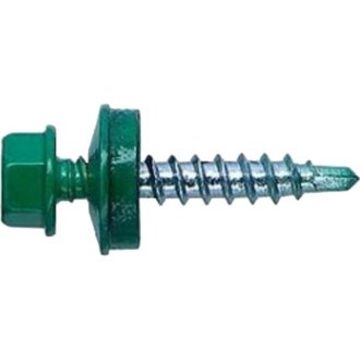 Кровельный саморез Kenner 5,5х19 RAL6002 зелёный (300 шт.)