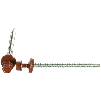 Кровельный саморез Kenner 4,8х70 RAL3009 оксидно-красный (100 шт.)