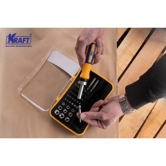 Реверсивная отвертка KRAFT KT 700407