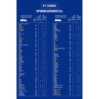 Гибридная щетка стеклоочистителя KRAFT KT 830803