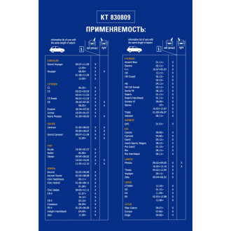 Гибридная щетка стеклоочистителя KRAFT KT 830809