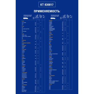 Бескаркасная щетка стеклоочистителя KRAFT KT 830817