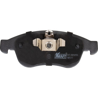 Передние колодки дисковые Renault Duster (10-)/Рено Дастер KRAFT KT 091419