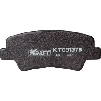 Задние колодки дисковые Hyundai Solaris / Хендей Солярис Kia Rio III 1.4-1.6 (10-) / Киа Рио KRAFT KT 091375