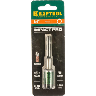 Торсионный адаптер для бит KRAFTOOL PRO Impact Pro