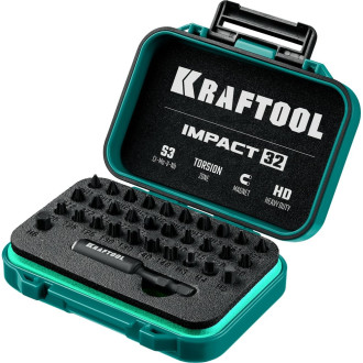Набор бит ударных торсионных KRAFTOOL impact 32