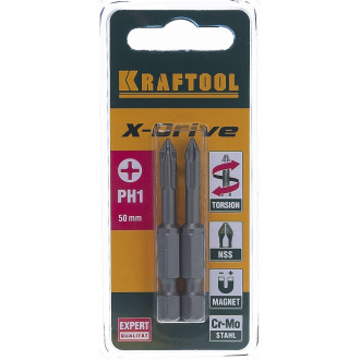 Торсионные кованые биты KRAFTOOL EXPERT