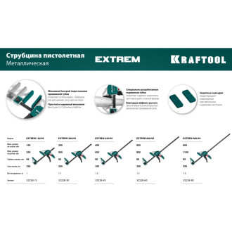 Пистолетная струбцина KRAFTOOL EXT-300/95