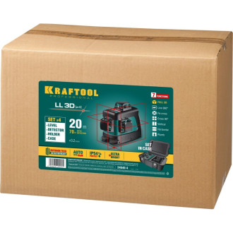 Лазерный нивелир KRAFTOOL LL-3D-4