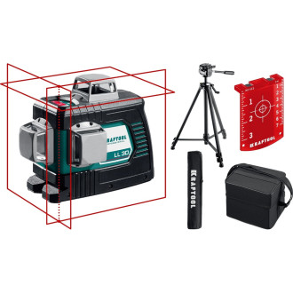 Лазерный нивелир KRAFTOOL LL 3D 3 ST-160
