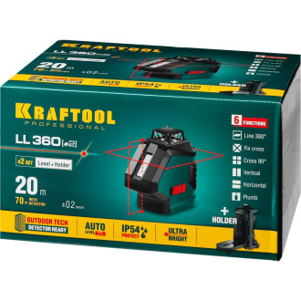 Лазерный нивелир KRAFTOOL LL360-2