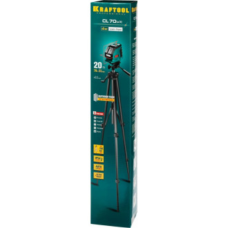Линейный лазерный нивелир KRAFTOOL CL-70-3