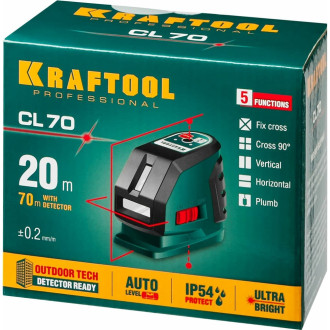 Линейный лазерный нивелир KRAFTOOL CL-70