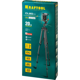 Линейный лазерный нивелир KRAFTOOL CL 20