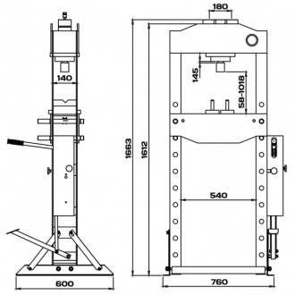 Напольный пресс KraftWell KRWPR30A