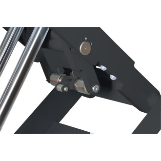 Ножничный короткий напольный подъёмник KraftWell KRW350SF/220