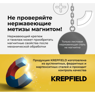 Заклепка резьбовая KREPFIELD 1023ГАЙКАЗАКЛЕПКАМ12Х24-50