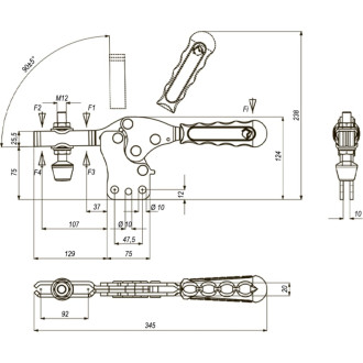 Механический прижим KUKAMET 112-5