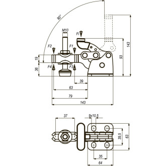Механический прижим KUKAMET 251-4