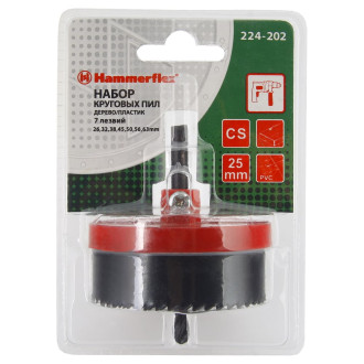 Набор коронок Hammer Flex 224-202 DR WD 25