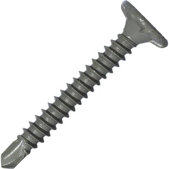 Самосверлящий винт HARDWEX ТМ HWX2-GG-P5-4.2x41 мм., Phillips №2, GREY E-COAT (500 шт.)