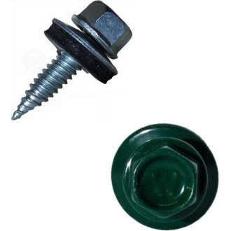 Винт HARDWEX ТМ HWX1-W-J-SP-4.8x20 мм., RAL 6005 (250 шт.)