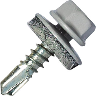 Самосверлящий винт HARDWEX ТМ HWX7-W-P9-5.5x19 мм. св.№3, RAL 9006 (250 шт.)