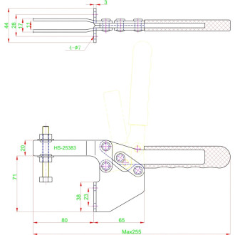 Зажим HS CLAMP HS-25383