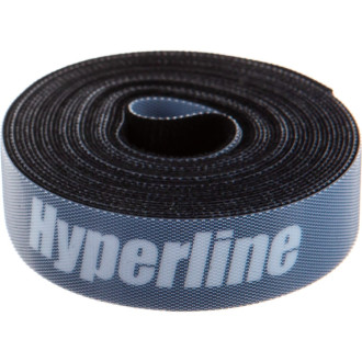 Лента-липучка Hyperline WASNR-5x25-BK