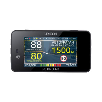 Видеорегистратор iBOX F5 PRO 4K LaserScan WiFi Signature Dual