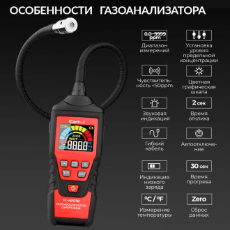 Цифровой газоанализатор iCarTool IC-M101B