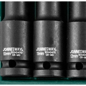 Набор ударных торцевых головок Jonnesway S03AD4111S