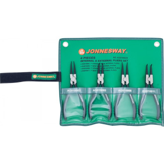 Универсальный набор щипцов для стопорных колец Jonnesway AG010002S