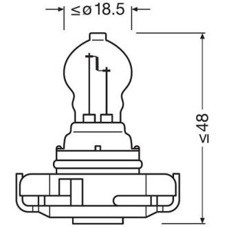Автолампа Osram PSX24W