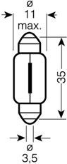 Автолампа Osram 6418ULT-02B