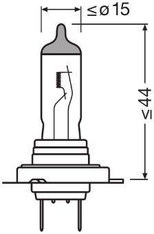 Автолампа Osram H7