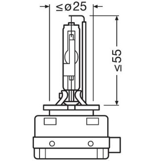 Автолампа Osram 66340-1SCB