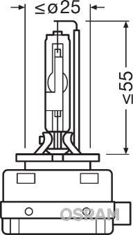 Автолампа Osram 66350