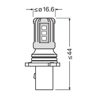 Автолампа Osram 828DWP