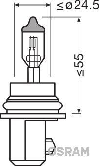 Автолампа Osram 9007