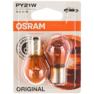 Автолампа Osram PY21W BAU15s YELLOW 12V /1/10