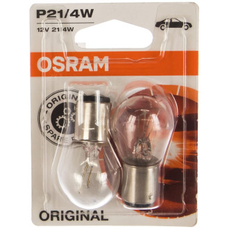 Автолампа Osram P21/4W BAZ15d 12V /1/10